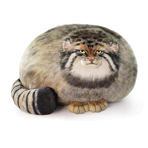 Sew Butiful Steppe Cat Plush 30cm/12inch Pallas Cat Stuffed Animal, Cute Plushies for Girls, Soft Plush Pillow, Throw Pillow Doll Decoration Doll Birthday Gift for Kids Boys Party - Image 1