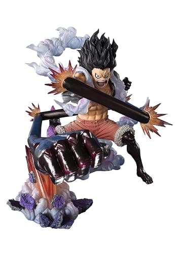 TAMASHII NATIONS - One Piece - [Extra Battle] Monkey D. Luffy Gear 4 -Snake Man King Cobra- (Reissue) FiguartsZERO Collectible Figure - Image 1