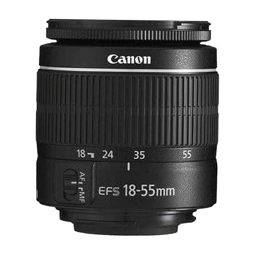 Canon EOS 2000D / Rebel T7 DSLR Camera w/EF-S 18-55mm F/3.5-5.6 Zoom Lens + 64GB Memory, LED Video Light, Case, Gripster Tripod, and More (Essential Bundle) (Renewed) thumbnail 3