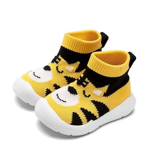 Engtoy Baby Shoes & Socks - Non-Slip Breathable Slippers with Soft Rubber Sole - Baby Boys & Girls Slip On Sneakers thumbnail 3