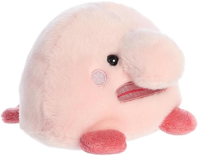 Aurora® Adorable Palm Pals™ Bart Blobfish™ Stuffed Animal - Pocket-Sized Play - Collectable Fun - Pink 5 Inches thumbnail 4