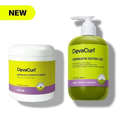DevaCurl Quench'n Gel & Cream - Define Gel Strong Hold Non-Crunch Styler & Cream Mositurizing Defining Curl Cream Bundle thumbnail 6