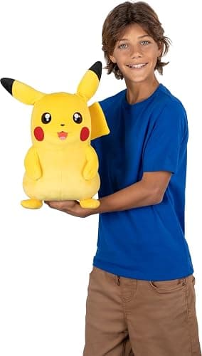 Pokémon Pikachu Puppetronic by RealFX - 16-Inch Interactive Plush with 120+ Animations of Movement, Lights, and Sounds - Image 1