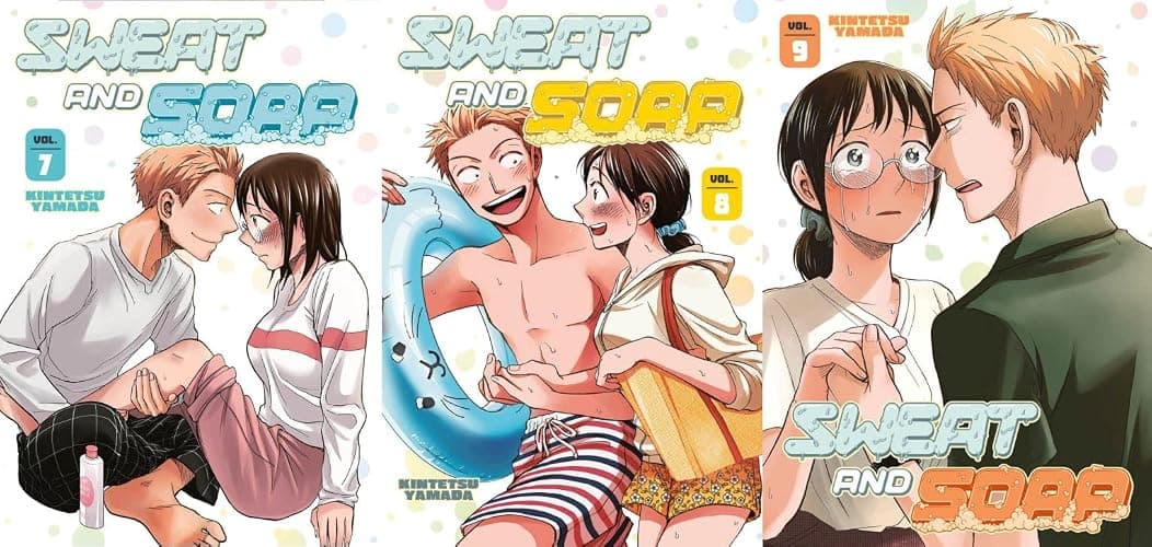 Sweat and Soap Manga Complete Collection Set Volumes 1-11 by Kintetsu Yamada thumbnail 4