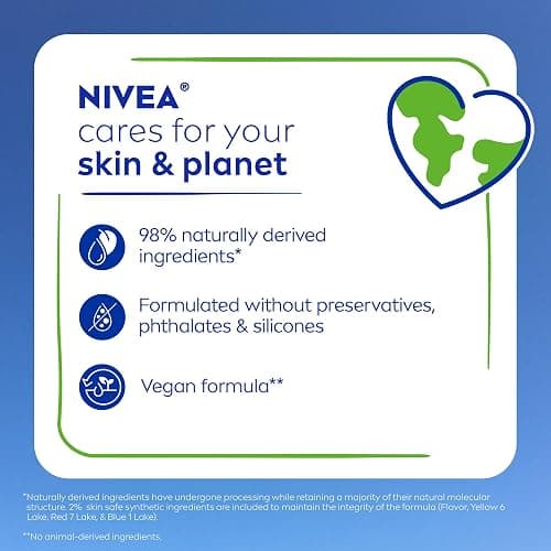 NIVEA Lip Care, Fruity Tinted Lip Balm Variety Pack, Cherry, Strawberry, Blackberry and Watermelon Flavors, 3-in-1 Moisture, Repair and Color, 0.17 Oz Stick, Pack of 4 thumbnail 11