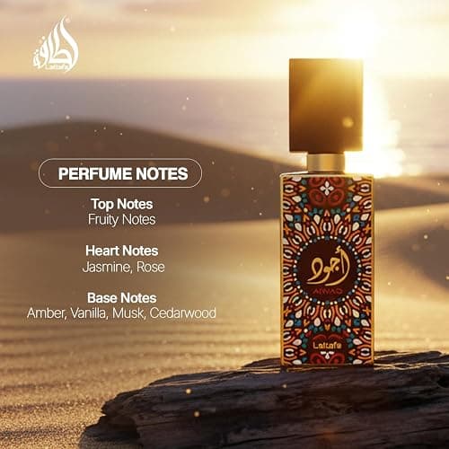 Lattafa Ajwad Eau De Parfum Spray for Unisex, 2.0 Ounce thumbnail 4