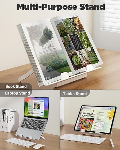 SAIJI Folding Bed Desk for Laptop, Eating Breakfast, Writing, Gaming, Extra Large 25.6" x 19.3" Portable Floor Stand Laptop Desk Table for Adult,Kids, Wood Bed Tray Table Lap Desk thumbnail 4