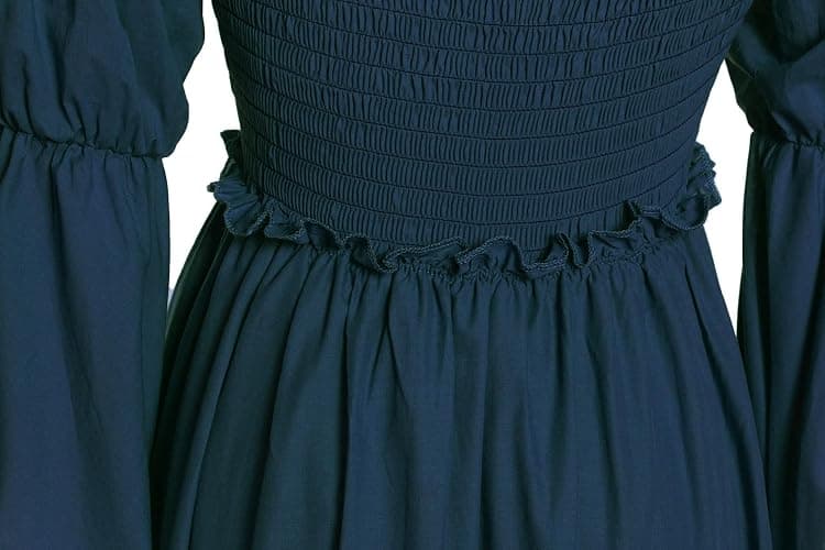 Vibsion Medieval Renaissance Costume Dress Regency Dresses for Women Victorian thumbnail 5