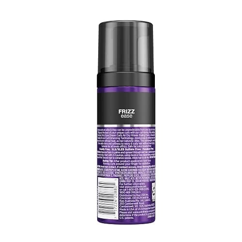 John Frieda Anti Frizz, Frizz Ease Dream Curls Air Dry Waves Styling Foam, Curl Defining Frizz Control, Hair Product for Curly and Wavy Hair, 5 Oz thumbnail 7