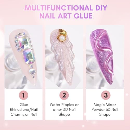 Makartt Rhinestone Glue for Nails thumbnail 3