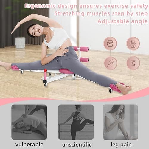 Split Machine, Leg Stretcher Split Machine for Flexibility & Stretching - Adjustable Leg Split Equipment for Ballet, Yoga, Dance, Gymnastics Training thumbnail 3