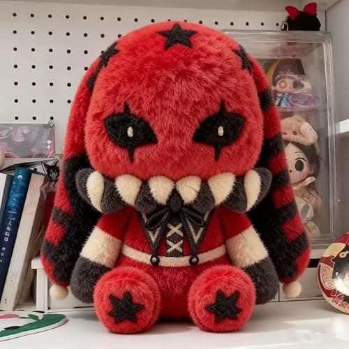 Goth Bunny Plush Rabbit Stuffed Animal Horror PlushiesCreepy Spooky Bunny Crazy Rabbit Plushie Toy Anxiety Stuffed Animal thumbnail 2