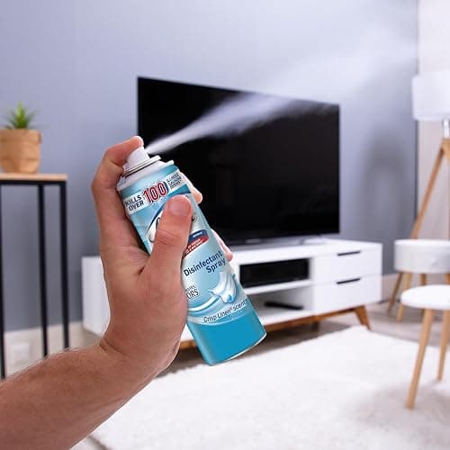 Lysol To Go Disinfectant Spray, Travel Size Sanitizing, For On-the-Go Disinfecting and Deodorizing, Crisp Linen, 1.5 Fl. Oz (Pack of 4) thumbnail 7