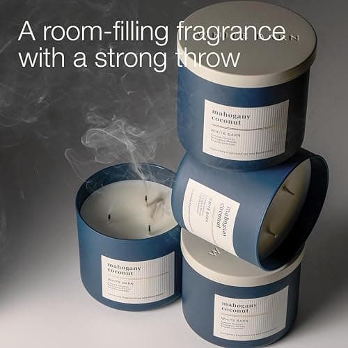 Bath & Body Works 3-Wick Candle, Mahogany Coconut, Soy Wax Blend, 14.5 oz | Room-Filling Warm Home Scent with Strong Throw, Exclusively Fragranced Soy Wax Blend, Burns Up to 45 Hours, Great Gift thumbnail 5