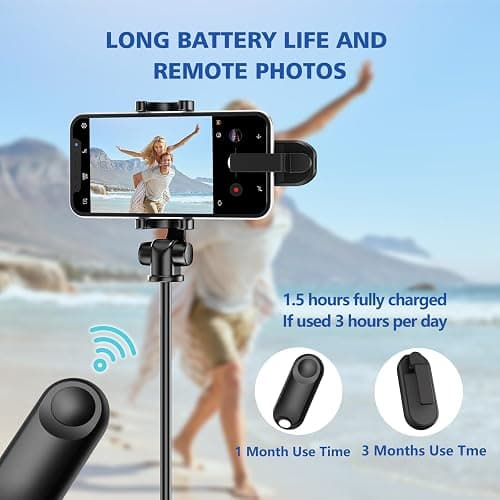 DATAFY RF Remote Control Page Turner for Kindle Paperwhite Kobo eReaders Camera Remote Shutter, Wireless Page Turner for iPhone ipad Android Tablets Reading Novels (Black) thumbnail 7