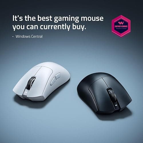 Razer DeathAdder V4 Pro Wireless Gaming Mouse: 56g Lightweight - HyperSpeed Wireless Gen-2 - Optical Scroll Wheel - Optical Switches Gen-4 - Focus Pro 45K Sensor Gen-2 - Up to 150 Hr Battery thumbnail 3