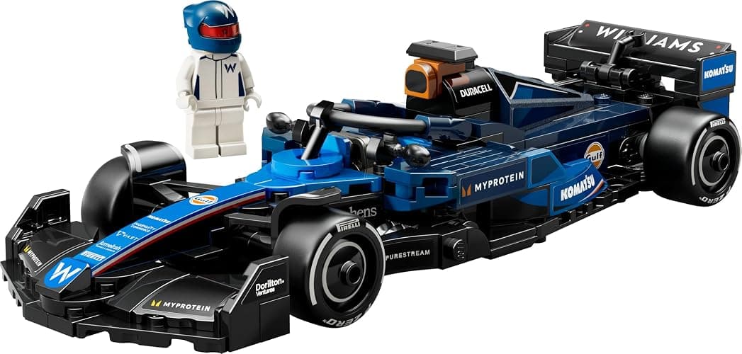LEGO Speed Champions Williams Racing FW46 F1 Race Car Toy with a Collectible Formula 1 Driver Minifigure - Model Kits for 10+ Year Old Boys & Girls or Adult Motorsport Fans 77249 thumbnail 11