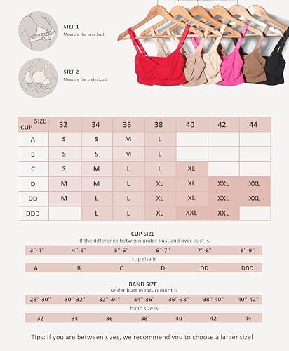 FeelinGirl Bralettes for Women with Support Comfortable Bras No Underwire Seamless Everyday Bras thumbnail 6