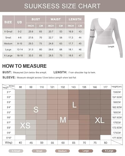 SUUKSESS Women Pilates Wrap Workout Cropped Top Ribbed Long Sleeve V Neck Tie Front Ballet Yoga Shrug Blouse thumbnail 4