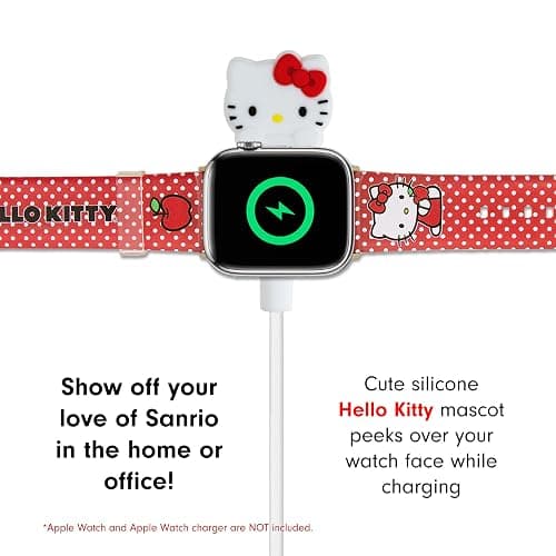 Sonix x Sanrio Apple Watch Charger Cover | Silicone Smartwatch Charging Cable Case, Dock Holder for Apple Watch | Hello Kitty thumbnail 6