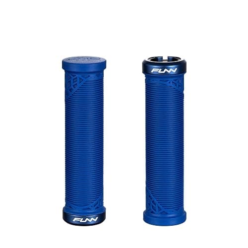 Funn Hilt JR Mountain Bike Handlebar Grips With Single Lock On Clamp, Bicycle Handlebar Locking Grips with 19 mm Inner Diameter, Short Bicycle Grips For Youth, Girls and Boys - Image 1