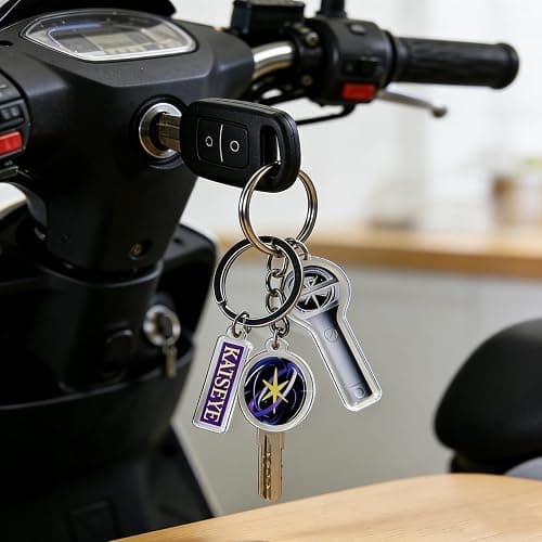 IQIC Katseye Merch Keychain Acrylic Lightstick Keyring Charm Pendant Backpack Accessories Concert Merch for Fans Gifts thumbnail 6