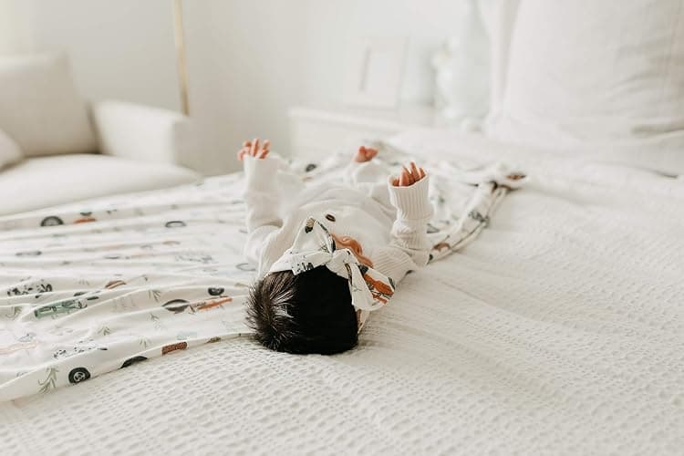 Copper Pearl Large Premium Knit Baby Swaddle Receiving Blanket Jo, 0.30 gram (J2-5DCN-R1VE) thumbnail 8