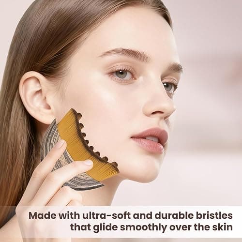 New Lymphatic Contour Face Brush for Sculpting, Lymphatic Drainage Massager for Face, Ergonomically Designed to Fit The Skin Precisely and Relieve Fatigue, Improves Skin Glow & Absorption (1 Pack) thumbnail 4