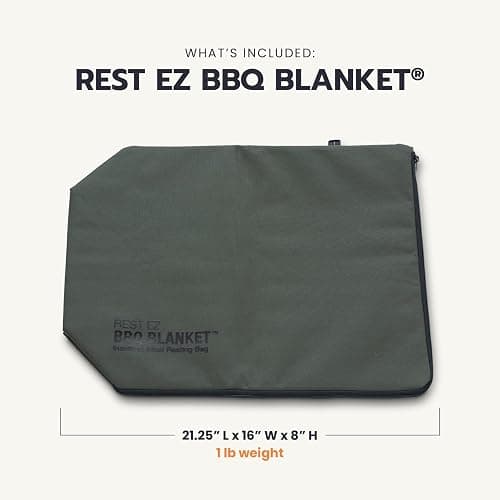 Rest EZ BBQ Blanket® - Insulated Meat Resting Bag for Moisture Retention and Tender BBQ - Heavy-Duty with Wide Mouth Design for Briskets, Pork Shoulders, Steaks - Green thumbnail 2