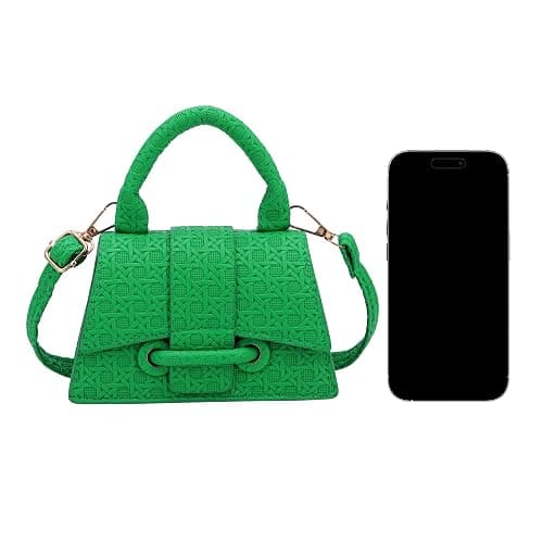 Ayliss Micro Mini Crossbody Handbag Women's Purse Clutch Cute Mini Trendy Bag Top Handle PU Leather Shoulder Bag thumbnail 6