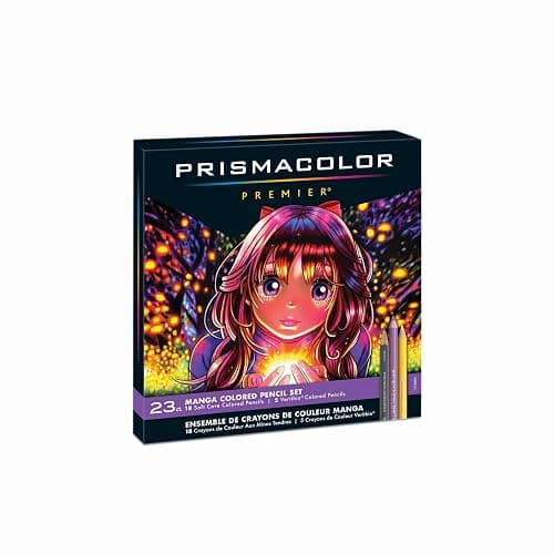 Prismacolor Premier Colored Pencils, Manga Colors, Adult Coloring, 23 Pack - Image 1
