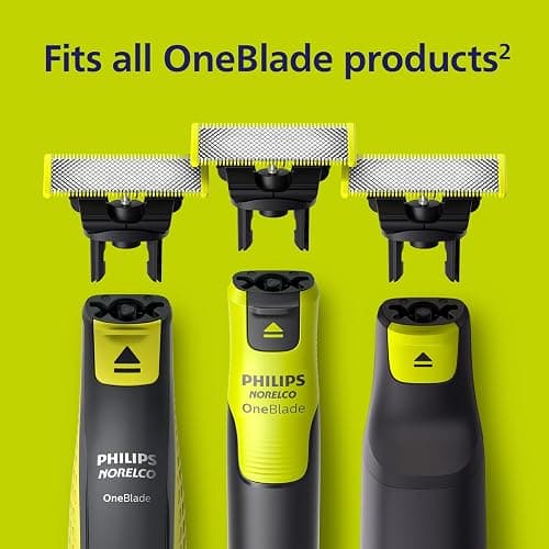 Philips Norelco OneBlade 360 Blades, Genuine Replacement Blades for OneBlade Electric Shaver and Trimmer, Durable Stainless Steel, Trim, Edge and Shave, 3 Pack, QP430/80 thumbnail 7