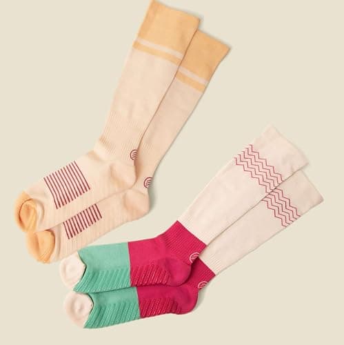 Gripjoy Compression Socks with Grips, 15-20mmHg, Support & Stability for Circulation, Travel, Pregnancy, Nurses thumbnail 3