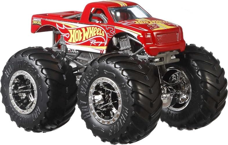 Hot Wheels Monster Trucks, Set of 12 1:64 Scale Die-Cast Toy Trucks for Kids and Collectors, Styles May Vary (Amazon Exclusive) thumbnail 3