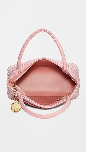 WHAT GOES AROUND COMES AROUND Women's Pre-Loved Chanel Pink Caviar Medallion Tote thumbnail 5