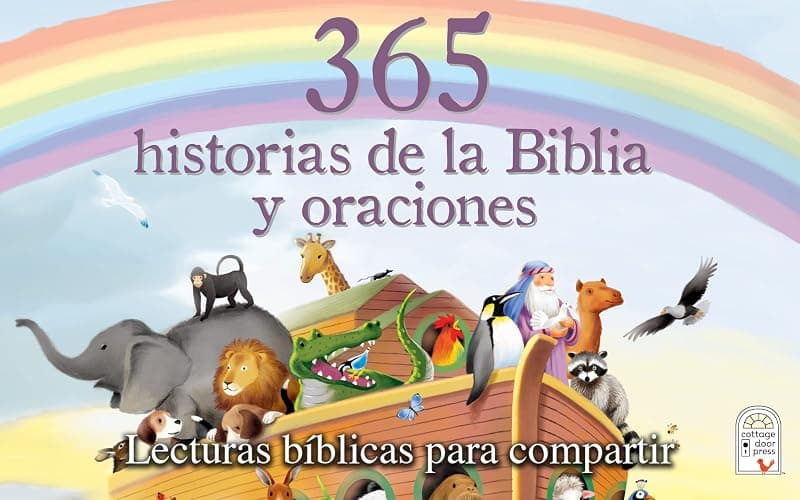 365 Historias de la Biblia y Oraciones / 365 Bible and Prayers Padded Treasury Guilded (Spanish Language), Ages 3-8 (en español) (Little Sunbeams) (Spanish Edition) thumbnail 8