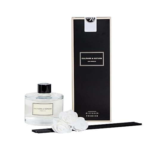 CULTURE & NATURE Reed Diffuser Set 6.7oz (200ml) Vanilla Scented Diffuser with Sticks Home Fragrance Reed Diffuser for Bathroom Shelf Decor thumbnail 3