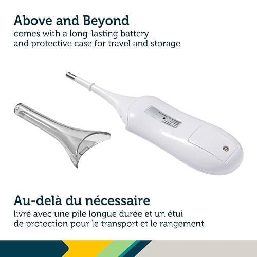 Safety 1st 3-in-1 Nursery Thermometer – Oral, Rectal, and Underarm Thermometer for Babies, Kids, and Adults with Flexible Tip, Over-Insertion Gauge, Fast & Accurate Readings, Celsius/Fahrenheit thumbnail 8