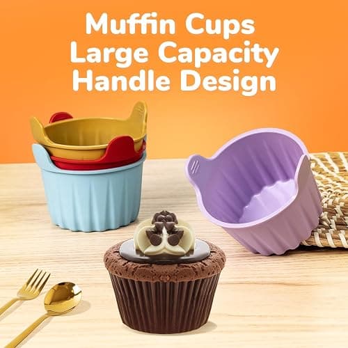 ENSINE Air Fryer Accessories for Philips Dual Basket Air Fryer 3000 Series,Compatible with Philips 5000 Series, Included Silicone Liners,Racks, Muffin Cups,loaf Tins,Food Tongs, Paper Liners,Gloves. thumbnail 6