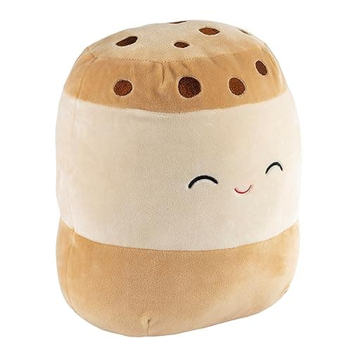 Squishmallows Original 10-Inch Koako The S'Mores - Official Jazwares Summer Camp Plush - Collectible Soft Squishy Stuffed Animal Toy - Add to Your Squad - Gift for Kids, Girls & Boys - Brown