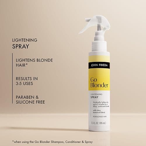 John Frieda Go Blonder Lightening Spray, Hair Lightening Spray for Blonde Hair, 3.5 fl oz, Pack of 2 thumbnail 4