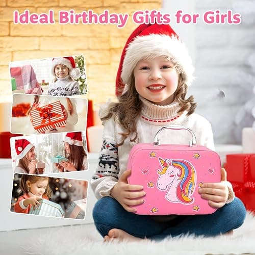 Kids Makeup Kit for Girl, Washable Make Up Set Girl Toys, Real Girls Makeup Kit, Princess Children Toddler Make Up Set with Cosmetic Case Christmas Birthday Gift for Girls Age 4 5 6 7 8 Year Old thumbnail 7