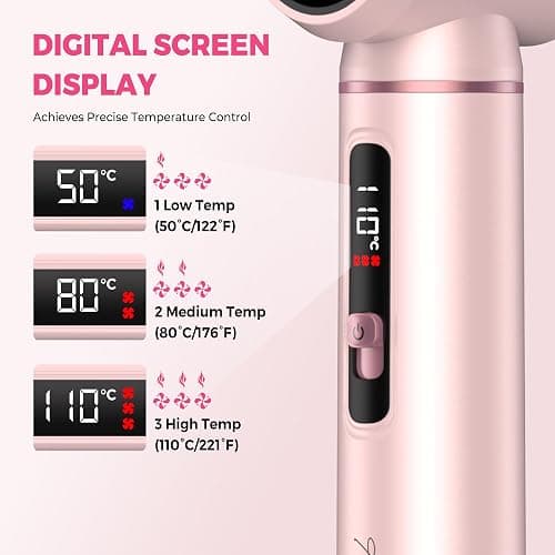 Atopskins 5-in-1 Blow Dryer Brush & Auto-Wrap Air Styler Set | Hot Air Styler with Auto-Wrap Curlers, Volumizing Round Brush & Hair Dryer Brush for Wet to Dry Styling thumbnail 8