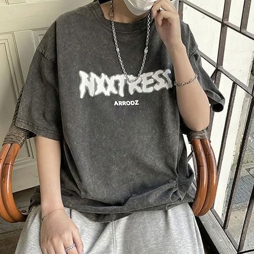 Men Y2K Korean Preppy T-Shirt Dark Academia Fashion Japanese Hiphop Short Sleeve Tops Oversize Vintage Blouse Clothes thumbnail 4