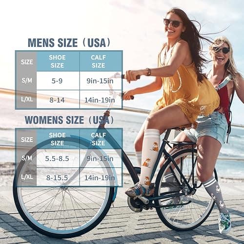6 Pack Copper Compression Socks for Women and Men Circulation-Best Support for Medical, Running,Nursing,Athletic thumbnail 7