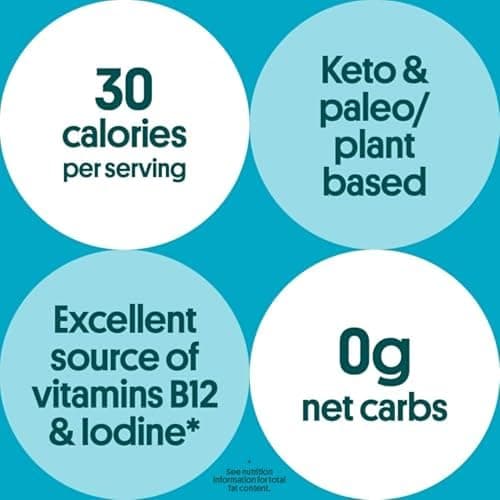 Gimme Seaweed Organic Premium Roasted Seaweed Snacks, Sea Salt, 6 Count, Keto, Vegan, Gluten-Free, Great Source of Omega3s and Iodine, Healthy On-The-Go Snack for Kids and Adults thumbnail 2