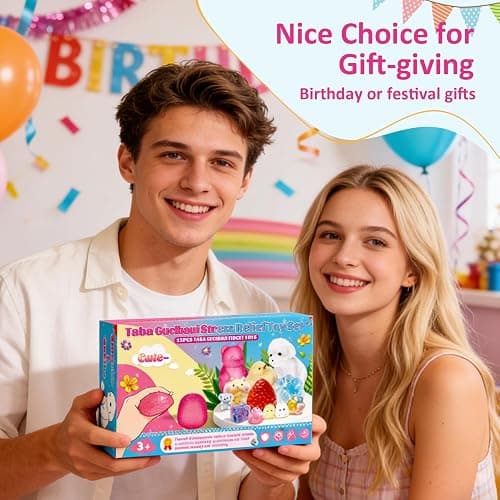 15pcs Taba Squishy Toys Kit, Squishy Fidget Toys for Kids & Adults, Kawaii Squishies Stress Relief Squeeze Toys Classroom Party Favors for Kids 4-8 8-12, Sensory Fidget Birthday Gifts for Boys & Girls thumbnail 2