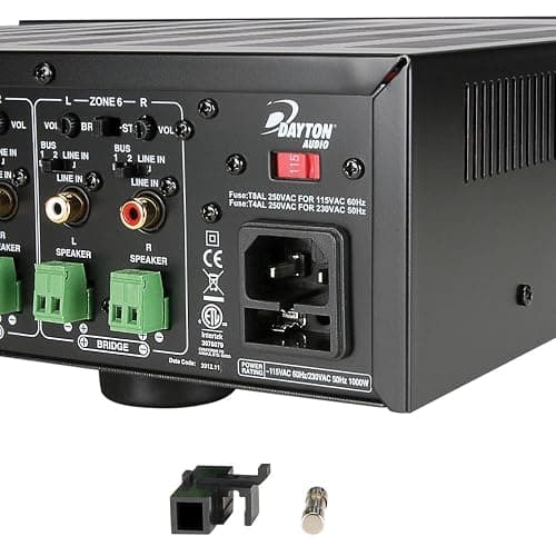 Dayton Audio MA1240a Multi-Zone 12 Channel Amplifier thumbnail 9