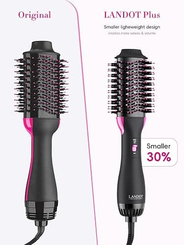 Hair Dryer Brush Blow Dryer Brush in One - Plus 2.0 One-Step Hot Air Brush - 4 in 1 HairDryer Styler and Volumizer for Drying Straightening Curling Volumizing Hair thumbnail 6