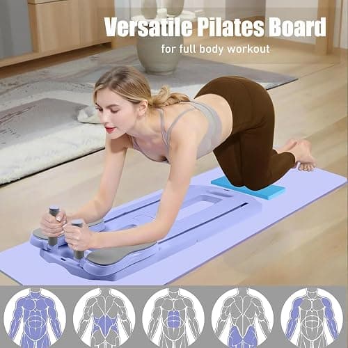 Pilates Reformer Machine,Pilates Board for Home Workout,Mini Pilates Reformer Set，Pilates Equipment Flo Pilates Reformers for Women thumbnail 3